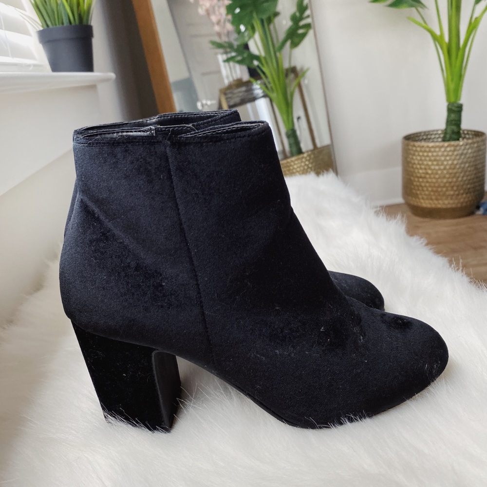 Velvet Booties